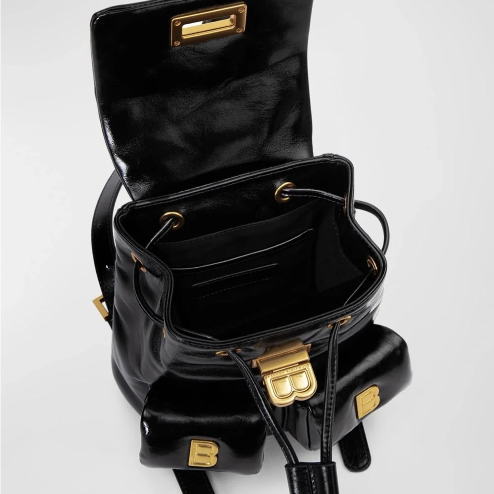 Brandon Blackwood Black and Gold Backpack - Picture 3 of 9